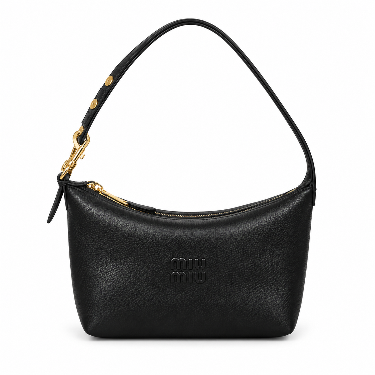 Miu Miu Convertible Leather Shoulder Bag 18.5×14×10 cm