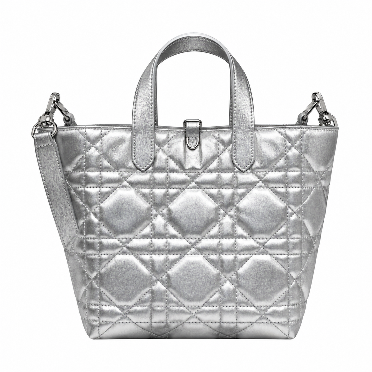 Dior Cannage Quilted Large Shoulder Tote 23cm