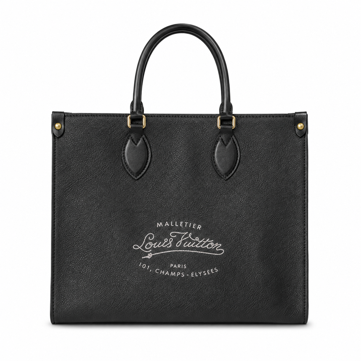 Louis Vuitton Black Logo Tote