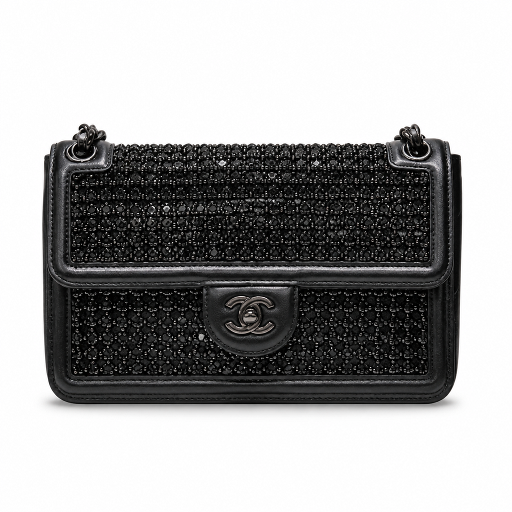 Chanel Classic Quilted Mini Vertical Flap Bag | CC Turn-Lock Chain Strap — 22.5cm