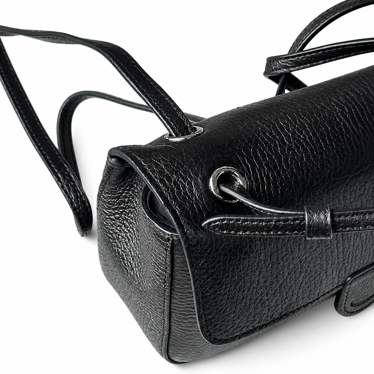 Chanel Classic Quilted Mini Flap Bag | CC Turn-Lock Leather Chain Strap — 13cm