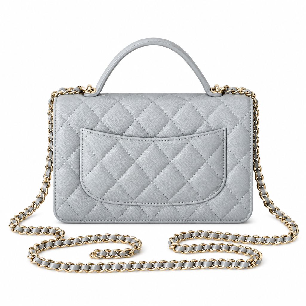 Chanel Quilted Chain Flap Bag 18.5cm