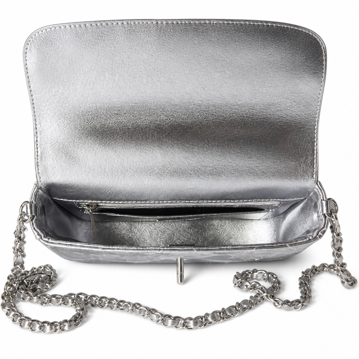 Chanel Classic Quilted Wallet on Chain WOC | CC Turn-Lock Chain Strap — 18cm