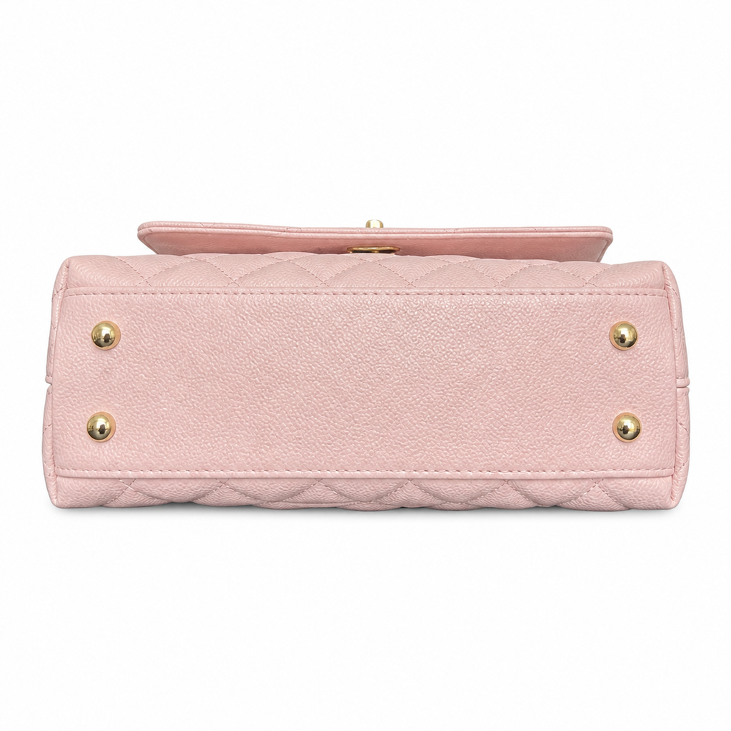 Chanel Classic CC Quilted Flap Bag | Gold Hardware & Chain — 24cm