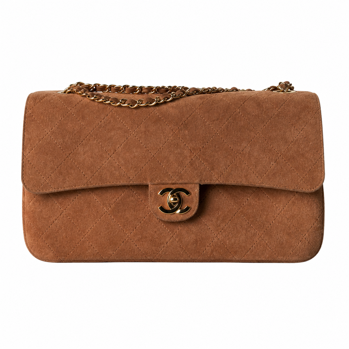 Chanel CC Quilted Medium Flap Bag | Gold Hardware & Chain — 32cm
