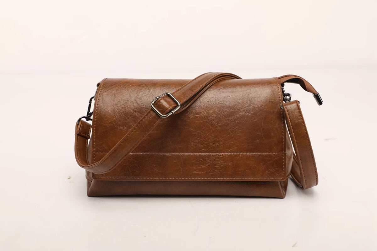 Elegant Women's Crossbody Bag – Minimalist Leather Shoulder Bag 27×15×9cm