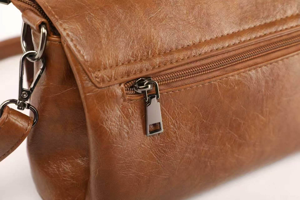 Elegant Women's Crossbody Bag – Minimalist Leather Shoulder Bag 27×15×9cm