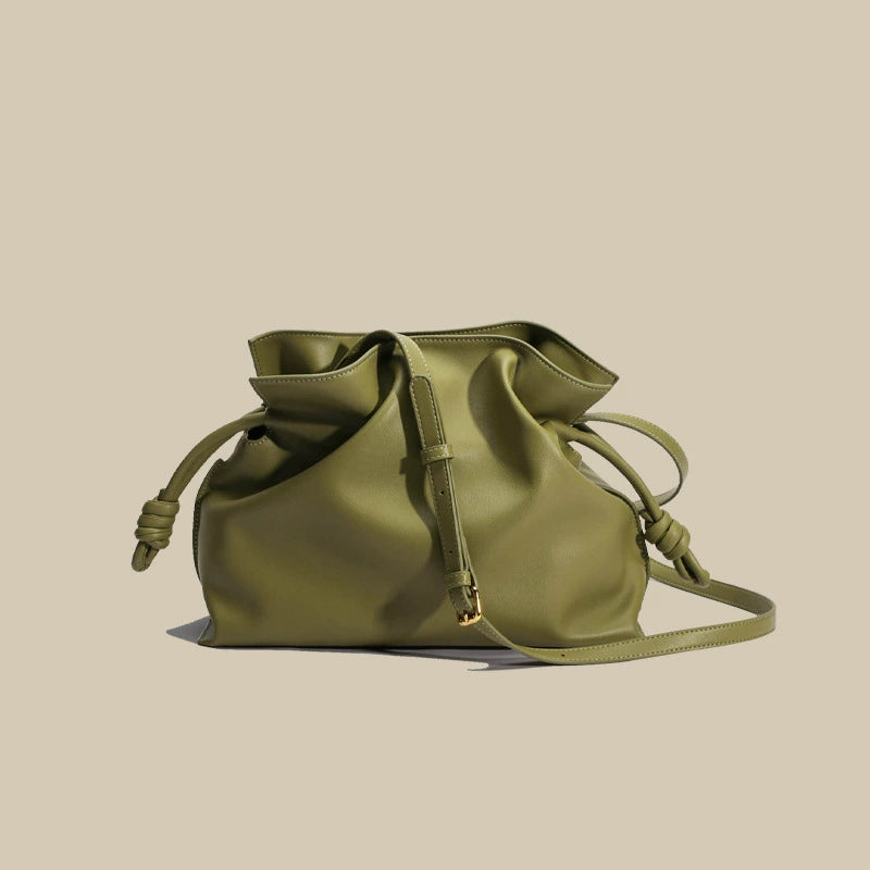 Women's Luxury Statement Top Handle Bag – Sculptural Premium Structured Purse 27×15×9cm