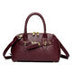 Women's Bamboo Handle Bag – Elegant Natural Tote Shoulder Purse 27×15×9cm