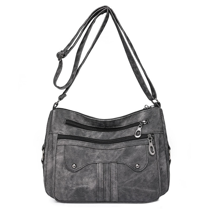 Women's Mini Backpack Purse – Chic Small Leather Rucksack Bag 27×15×9cm