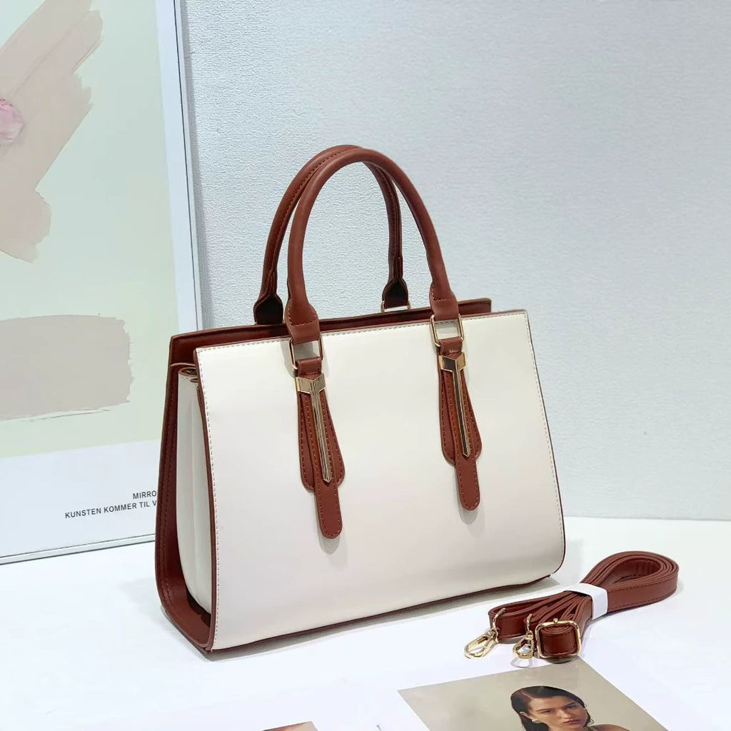Women's Vintage Saddle Bag – Retro Curved Flap Shoulder Purse 27×15×9cm