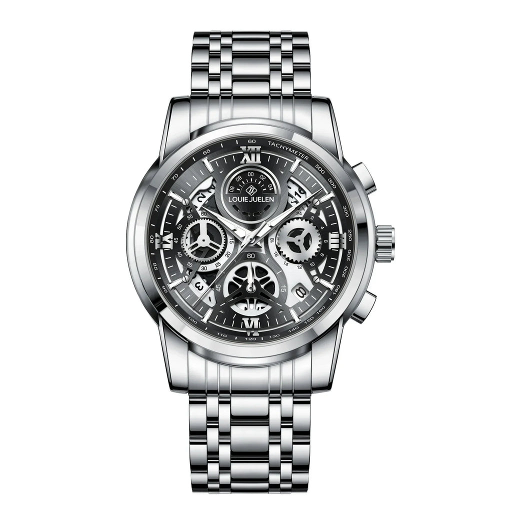 THORN Chronograph — Gold-Tone Steel, Green Dial & Gold Steel Bracelet, Men