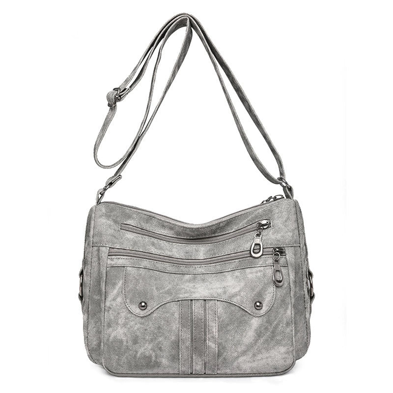 Women's Mini Backpack Purse – Chic Small Leather Rucksack Bag 27×15×9cm