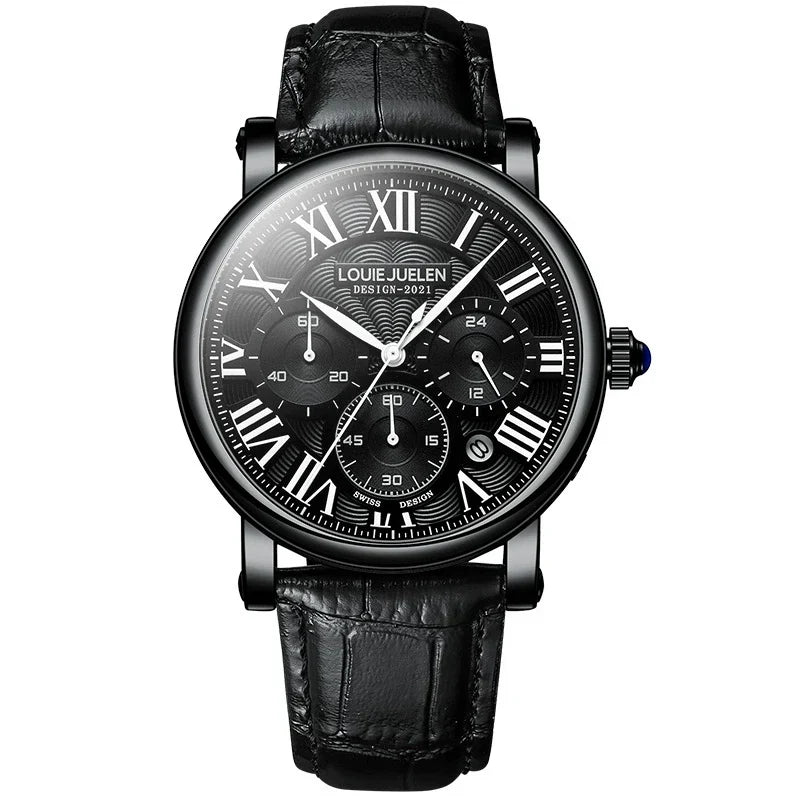 Cartier Ronde Solo de Cartier Automatic — 18K Rose Gold, White Dial & Brown Leather Strap