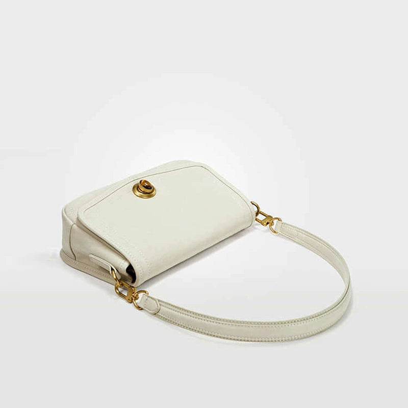 Women's Croc Embossed Shoulder Bag – Textured Exotic-Print Luxury Purse 27×15×9cm